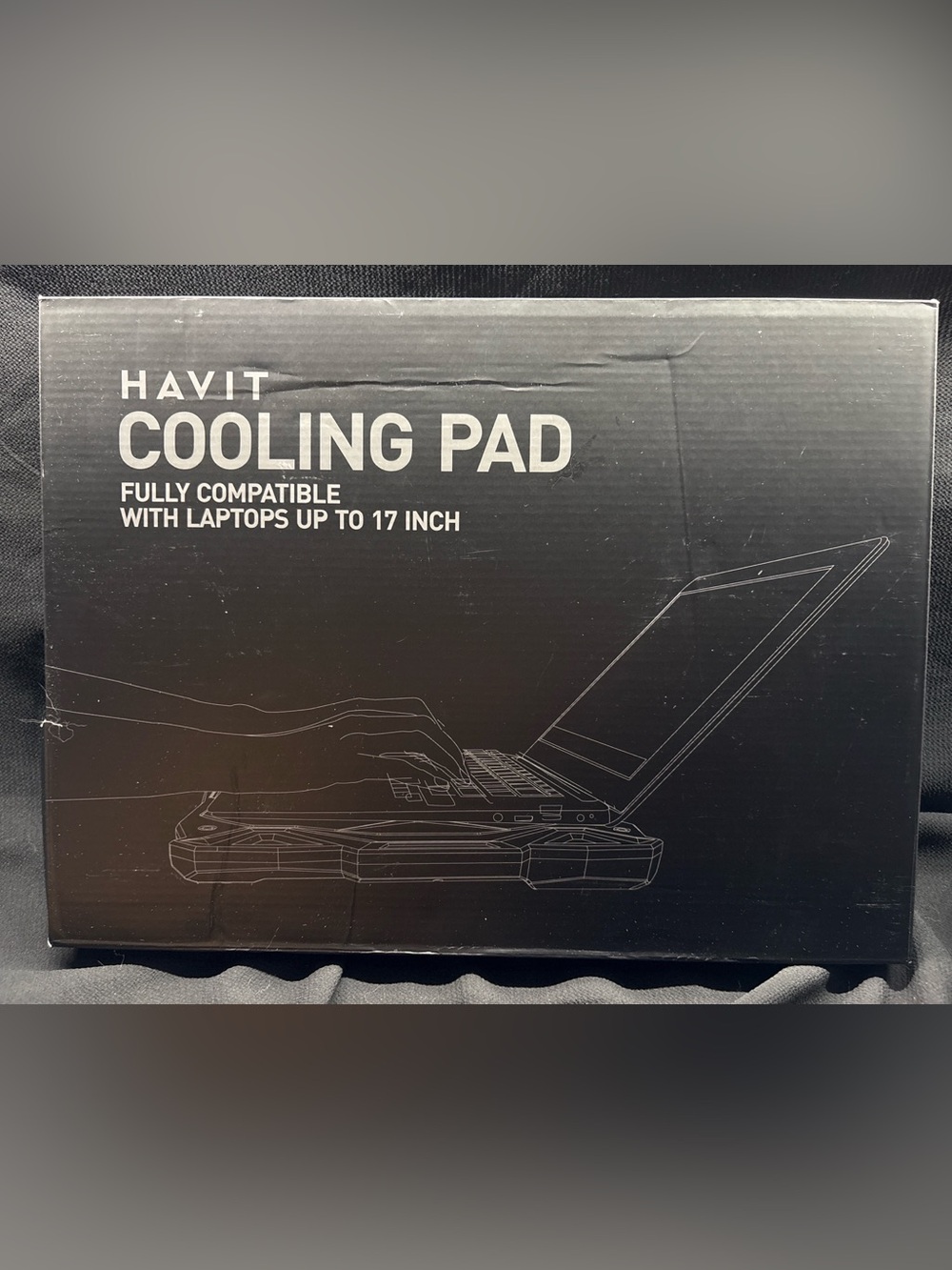Havit HV-F2056 Laptop Cooling Pad 3 Fans USB for 15.6-17 Inch Open Box
